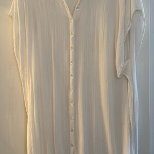 L*Space Swim Coverup Button Down Shirt